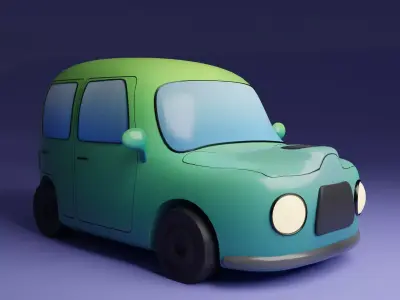 Staylized Car Free 3D model