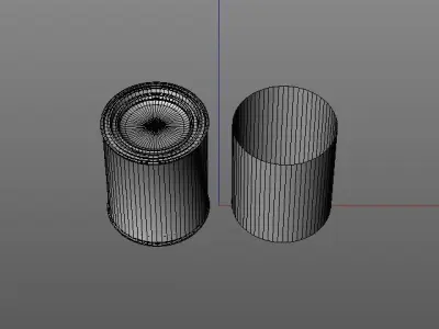 One pint paint can  3D model