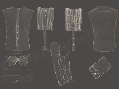 Part 2 - 3D Shirt Configurator  - TUXEDO 3D model