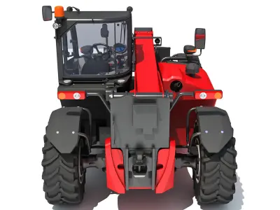 Telehandler Forklift 3D 3D model