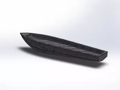 Boat Hull Design Free 3D model