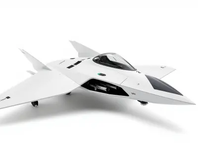 VenomRaptor Stealth Fighter Jet model pack Low-poly 3D model