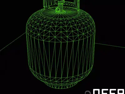 Propane Tank - PBR Game Ready Low-poly 3D model