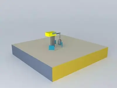 sketchyphysics crane Free 3D model