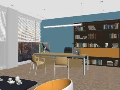 Modern Office Design 3D model purchase