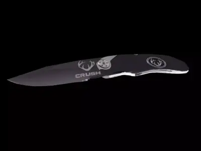 Crush Knife - Animated Low-poly 3D model