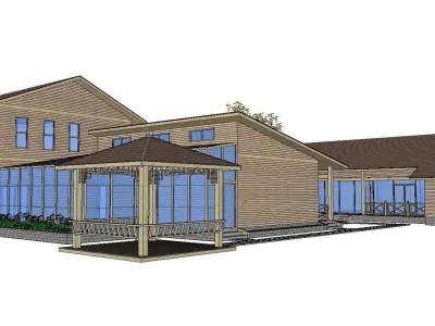 Creative Design-Holiday Cabin-0123 3D model