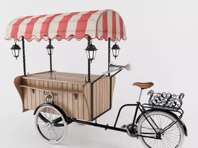Cargo Bike Milano 3D model