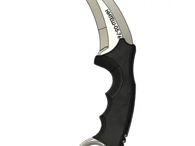 Karambit Knife 3D model purchase