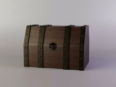 Simple Chest Free 3D model