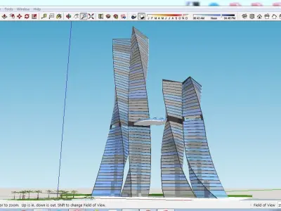 Sketchup Tower B8 Free 3D model