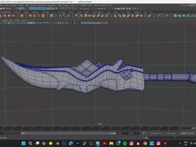 dragger model Low-poly 3D model