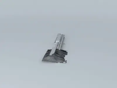 Riga Hydroelectric Power Plant Free 3D model