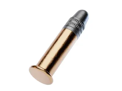 22 Long Rifle Bullet 3D model