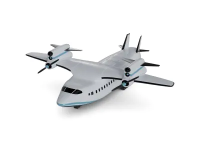 Flying boat 3D model purchase