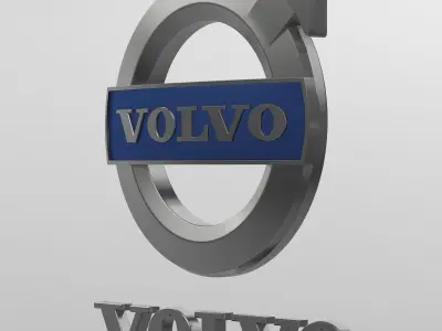 volvo logo 3D model by 3dlogoman