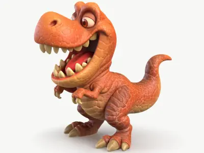 Tyrannosaurus Rex Toy 1 3D model