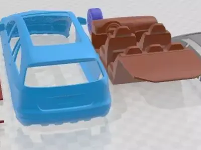 Mercedes Benz R Class 2011 Printable Car  3D print model