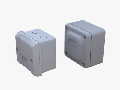 Electrical Boxes - Set of 2 3D model