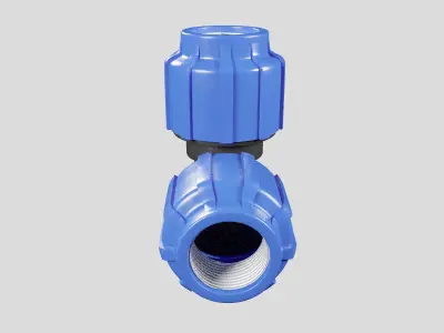 Compression fittings 3D model
