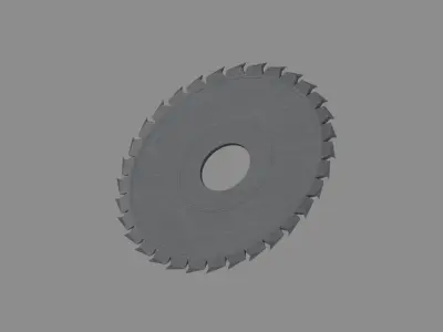 Circular Saw Blade Low-poly 3D model purchase