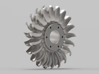 Pelton runner    3D model
