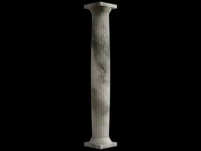 Old Doric Column 3D model