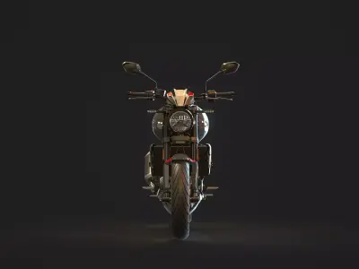 Base model Triumph Trident 800 2026 3D model