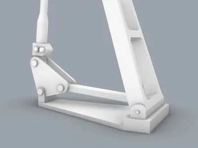 Boat Davit Low-poly 3D model