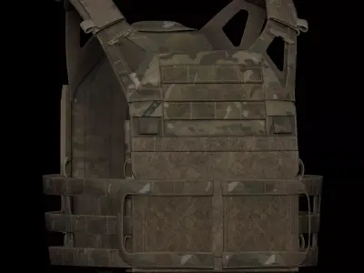 Crye JPC-R Low-poly 3D model