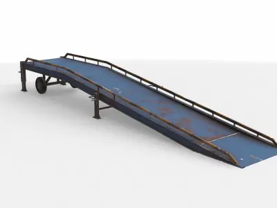 mobile loading ramp 01 3D model
