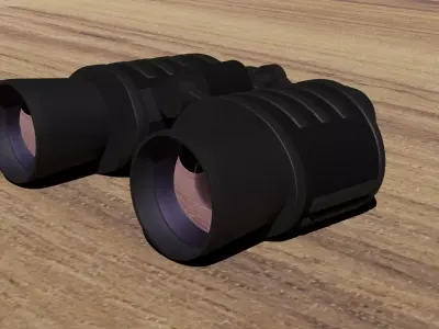 binoculars 3D model