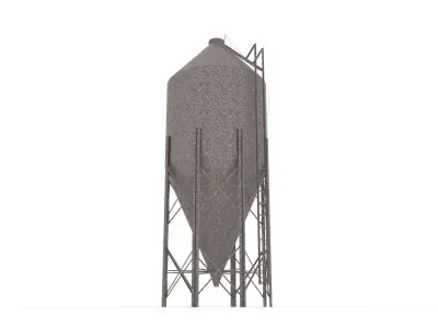 Silo Industrial Structure 3D model
