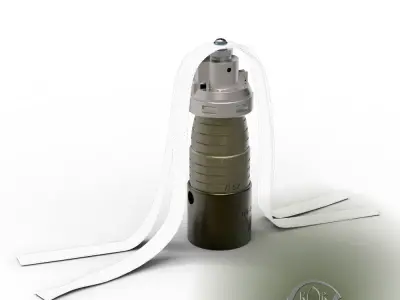 3B30 submunition off artillery cluster  rockets 3D model