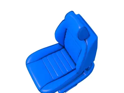 Car seat -  seat 3D print model from CGTrader