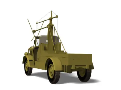 Toyota GB engine start car 3D model