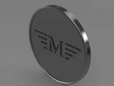 mansory logo 3D model by Sergey