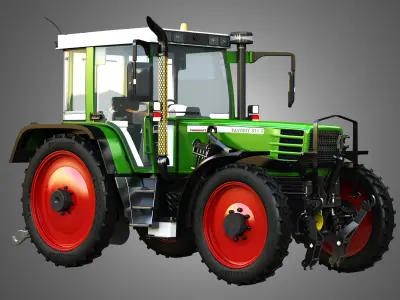 Favorit 511C Farming Vehicle 3D model