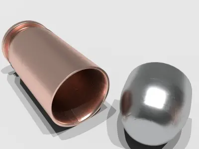 Pistol Bullet Pack Low-poly 3D model