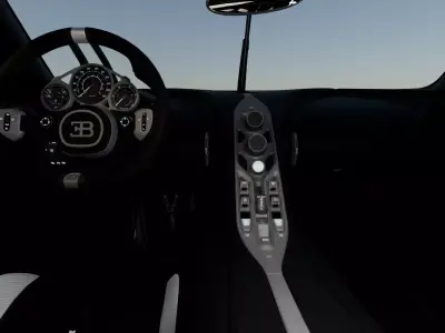 Bugatti Tourbillon 2024 High Detail Game Ready Cinematic Low-poly 3D model