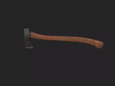Axe 3D Model 001 Low-poly 3D model purchase