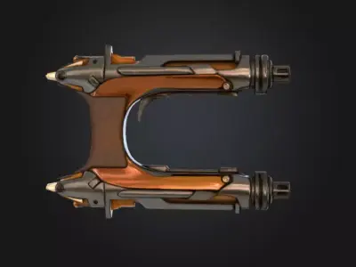 Dual Marksmanship Low-poly 3D model