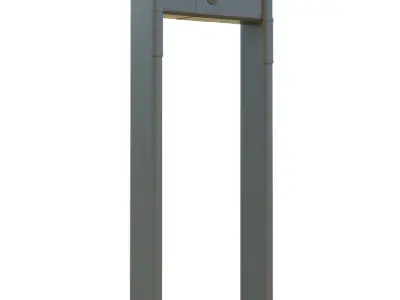 Airport X-ray door Low-poly 3D model