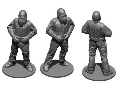 Hazmat suit 3D print model buy