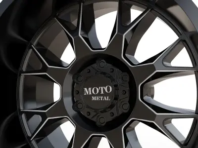 MOTO METAL MO806 WHEEL 3D MODEL 3D model