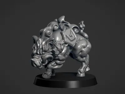 Bromir Wildfavor - dwarf druid 3D print model