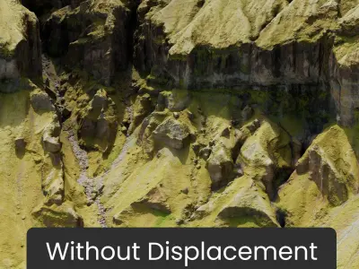  Mountain Cliffs Module - 3D PBR Model2 