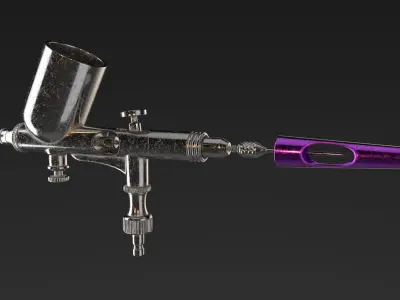AIRBRUSH paint gun 3D model