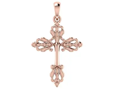 CROSS PENDANT CR173 3D print model