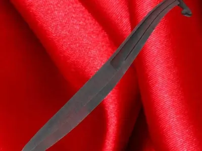 Long Scottish dagger 3D model